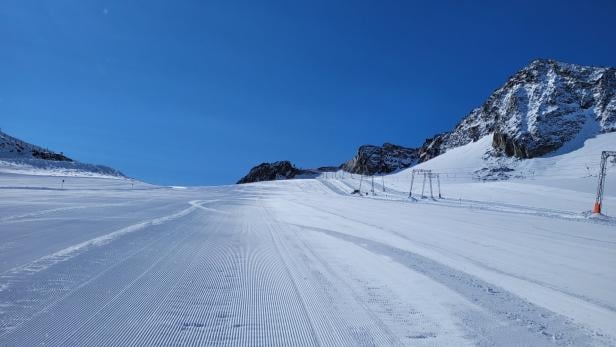 Am Freitag öffneten am Stubaier Gletscher in Tirol die ersten Pisten