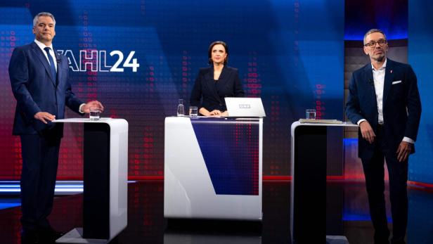 AUSTRIA-POLITICS-PARLIAMENT-ELECTION-VOTE-TV-DEBATE