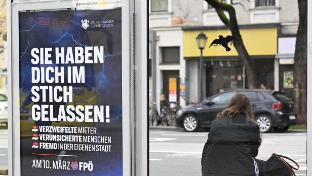 SALZBURG: GEMEINDE- UND BÜRGERMEISTERWAHLEN / WAHLPLAKATE