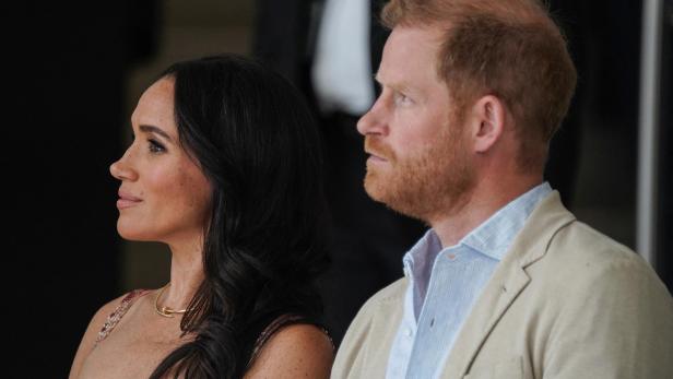 Britain's Prince Harry and Meghan visit Colombia