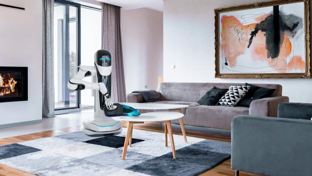Ein Roboter-Helfer in der Wohnung der Zukunft