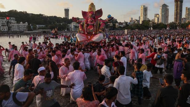 Menschenmenge in Mumbai