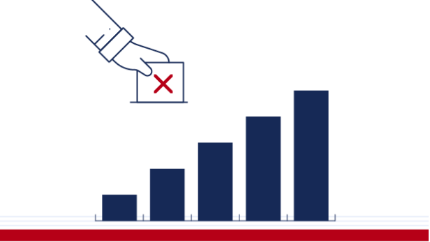 Symbolbild: Nationalratswahl  Österreich 2024 Ergebnis Balkendiagramm