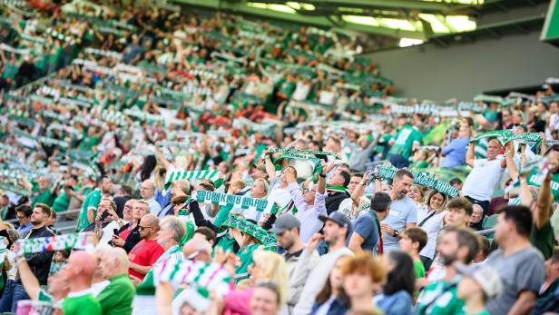 Rapid-Fans beim Derby