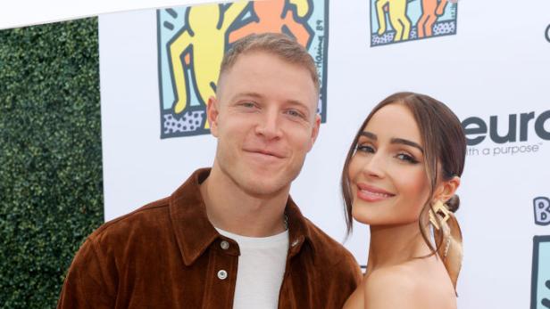 Christian McCaffrey und Olivia Culpo