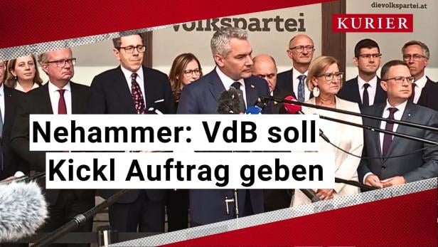 FPÖ soll laut Nehammer Sondierungsauftrag bekommen