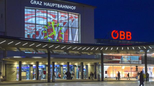 Bahnhof bei Nacht