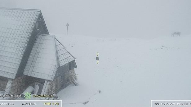 In Slowenien gab es schon die ersten Schneefälle