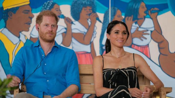 Britain's Prince Harry and Meghan, Duchess of Sussex, visit Colombia