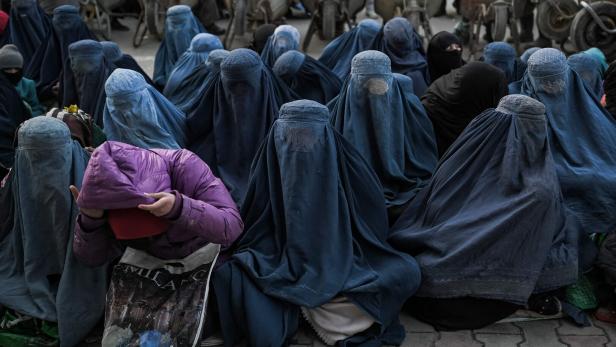 Frauen in Burka in Afghanistan