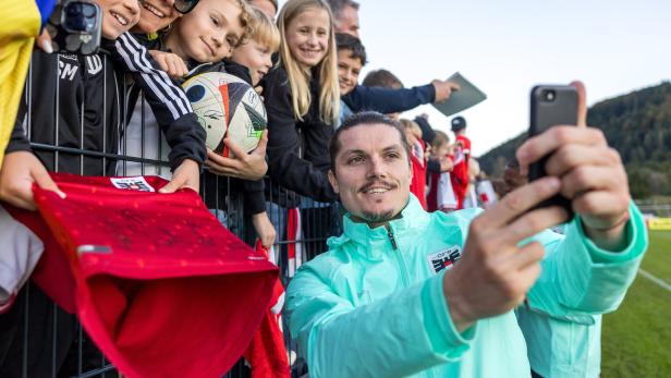 Das ÖFB-Team begeistert 1000 Fans im ersten Training in Windischgarsten