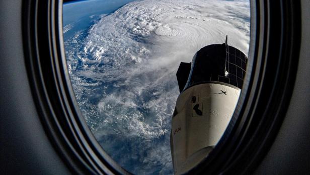 Hurricane Milton advances towards Florida in a view from the International Space Station