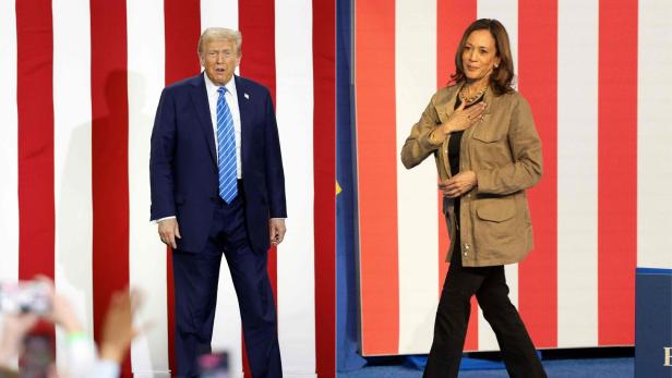 Donald Trump und Kamala Harris - Duell ums Weiße Haus