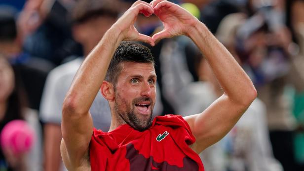 Freude bei Djokovic