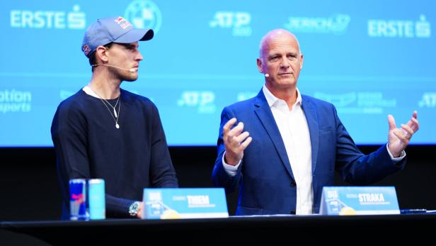 Erfolgsgespann: Dominic Thiem und Wiens Turnierboss Herwig Straka