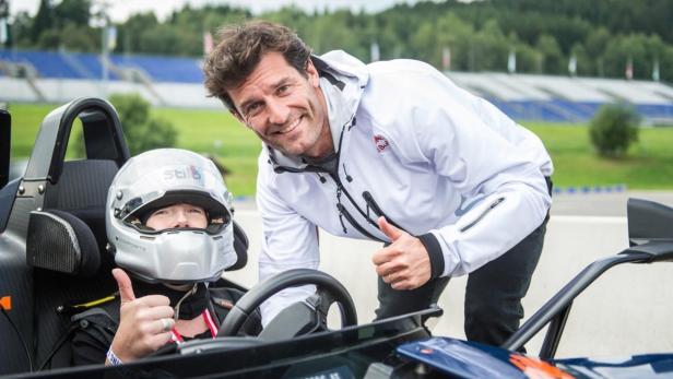 Ex-Formel-1-Star Mark Webber drillte auf Tempo und  blieb trotz Scheiterns Gentleman