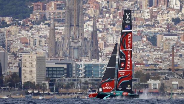 Das Team New Zealand segelt dem nächsten America’s-Cup-Sieg entgegen