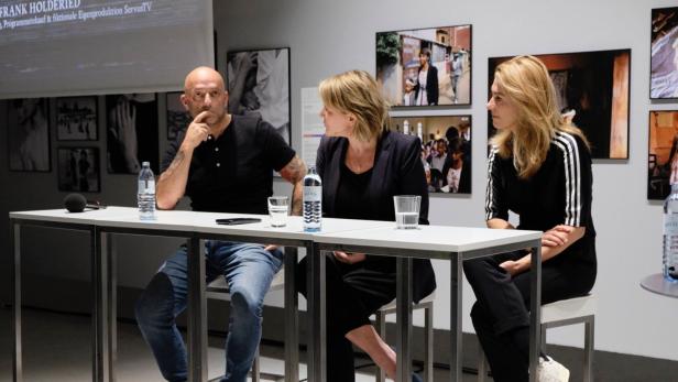 Produzent*innentag 2024 mit Frank Holderied (ServusTV), Stefanie Groiss-Horowitz (ORF) und Inga Leschek (RTL/RTL+)