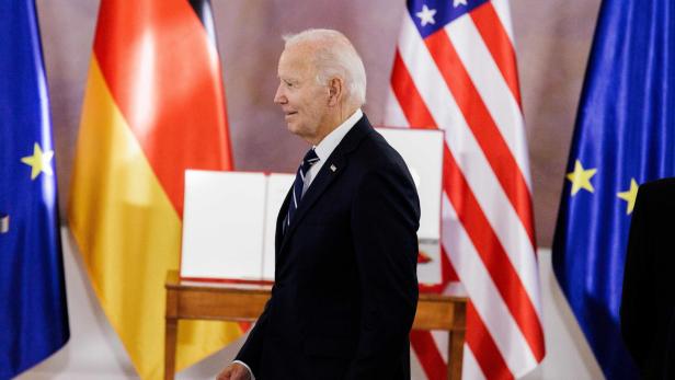 Unbekannter störte Live-TV-Schaltung während Biden-Besuchs