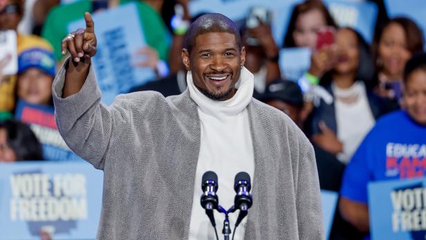 Lizzo, Usher: Kamala Harris hat prominente Unterstützung in Swing States