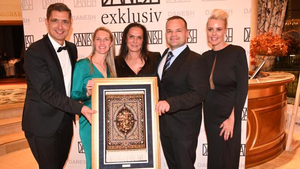 Kusosh Danesh, Elisabeth Glock, Birgit Glock, Stefan Glock und Anja Danesh