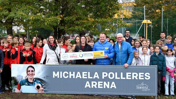 Olympiasiegerin Michaela Polleres in Ternitz geehrt