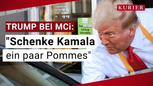 Trump bei McDonald's