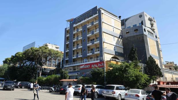 Das Al-Sahel-Krankenhaus südlich von Beirut.