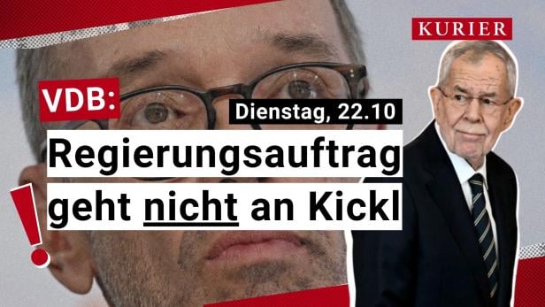 Alexander Van der Bellen und Herbert Kickl