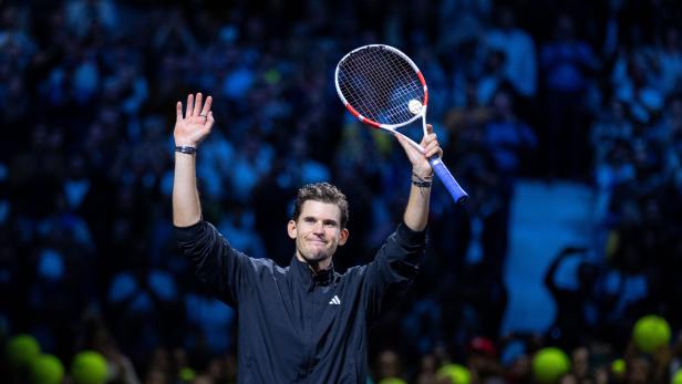 Dominic Thiem nach seinem letzten Spiel in der Stadthalle