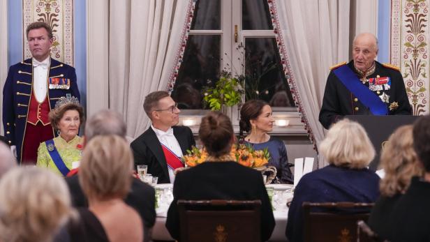 Finish President Alexander Stubb on state visit to Norway