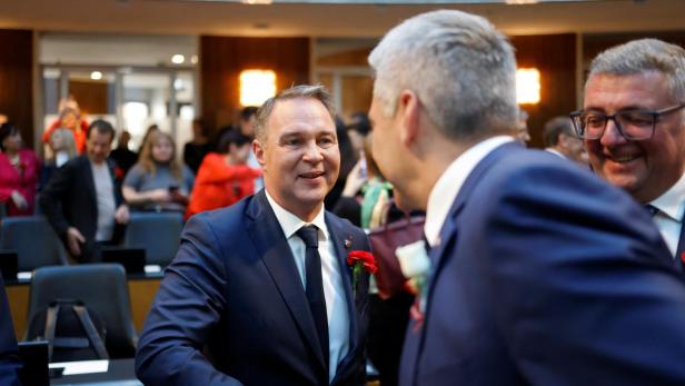 Opening of Austria's newly elected parliament