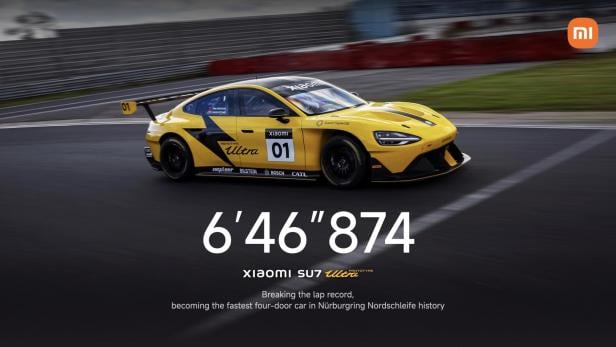 Xiaomi fährt neuen Rekord auf der Nürburgring-Nordschleife