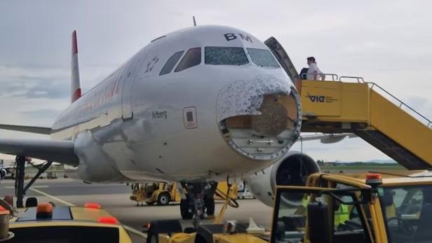 Hagelflug: AUA erstattete Anzeige wegen Verleumdung, will Piloten ausforschen