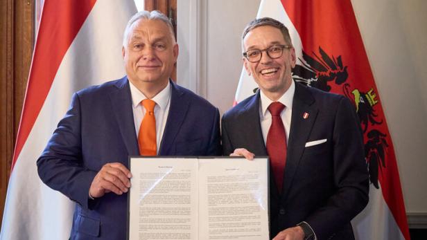 "Amtsanmaßung": Empörung über Pakt von Kickl und Orbán