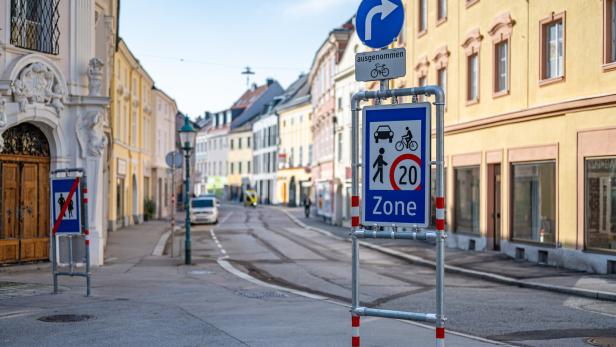 St. Pölten: Linzer Straße ist Begegnungszone für alle