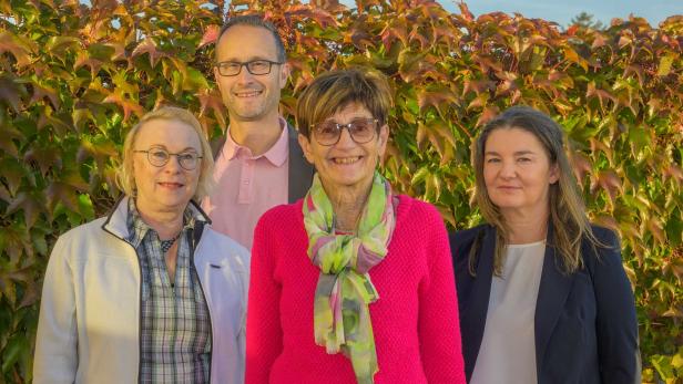 Johanna Haigl, Patrick Steurer, Lieselotte Krendelsberger und Birgit Müller (v.l.) wollen in den Berndorfer Gemeinderat.