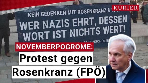 Jüdische ÖH hindert FPÖ-Nationalratspräsident Rosenkranz an Gedenken