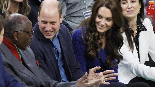 Prince William and Princess Catherine arrive in Boston