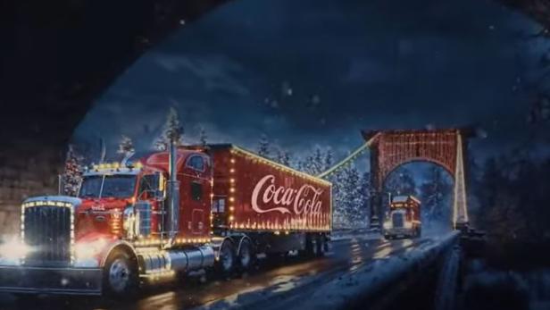 Coca-Cola-Truck Werbung wird kritisiert