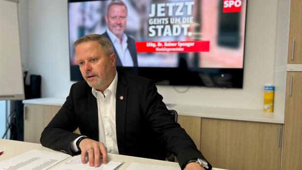 Rainer Spenger ist Spitzenkandidat der SPÖ Wiener Neustadt