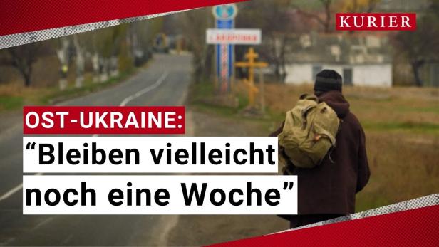 Ost-Ukrainer bereiten sich auf Flucht vor