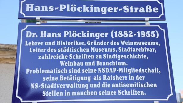 Warum die Hans-Plöckinger-Straße in Krems Erklärungsbedarf hat