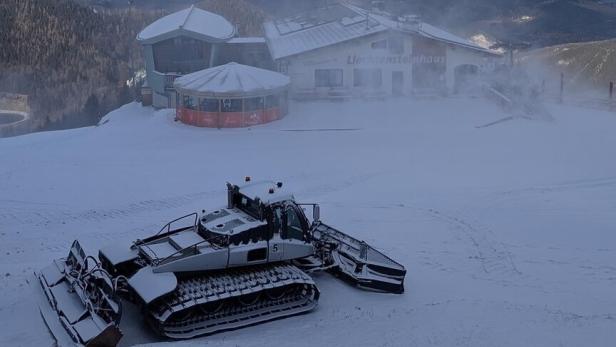 Am Semmering liefen am Freitag bereits die Schneekanonen