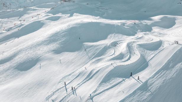 Ideale Skibedingungen findet man hier bereits in Sölden