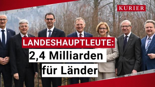 Mehr Geld für alle: Landeshauptleutekonferenz 2024