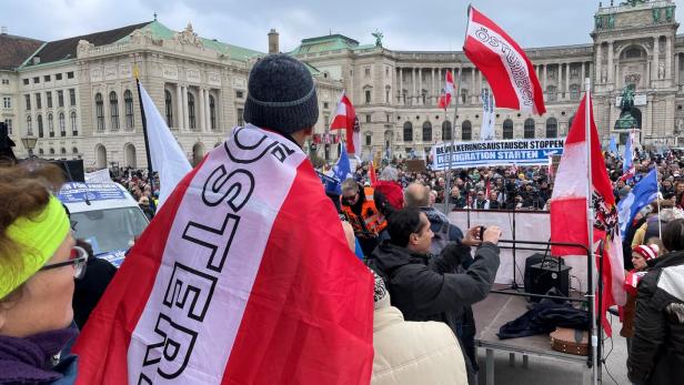 Umstrittene Kundgebung: Spontane Demo auch auf dem Ring