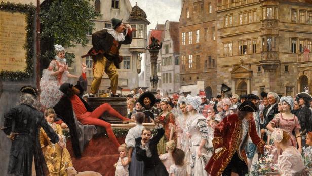 &amp;quot;Hanswurst auf der Stegreifbühne in Rothenburg&amp;quot;Sotheby&amp;#39;s