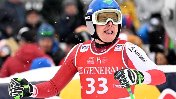 SKI WELTCUP IN KITZBÜHEL / ABFAHRT MÄNNER: NEUMAYER (AUT)