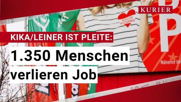 Kika/Leiner endgültig in Konkurs: Hunderte Mitarbeiter verlieren Job